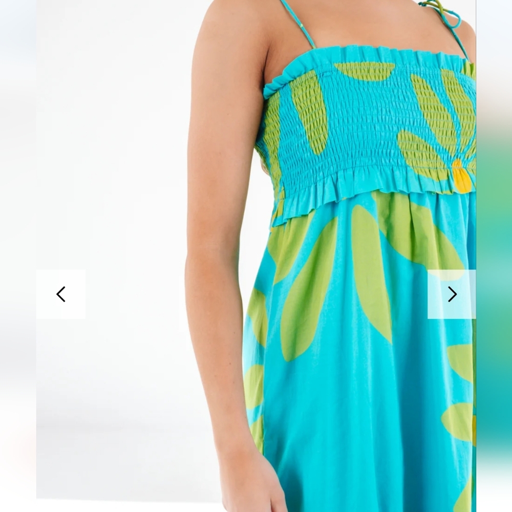 Resort Ready! Smocked Summer Midi Dress-NWT - Picture 6 of 16